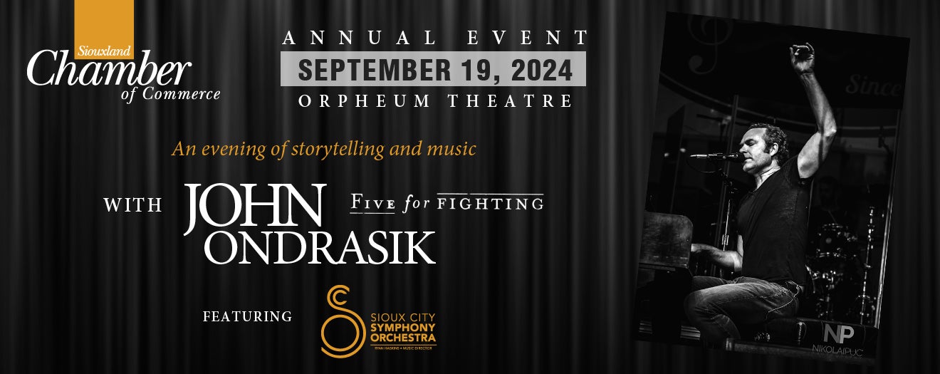 John Ondrasik of Five for Fighting with the Sioux City Symphony